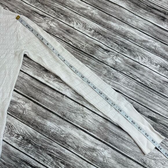 Merona Women's Lightweight Long Sleeve Cardigan White XS Extra Small Long Sleeve - Picture 8 of 12